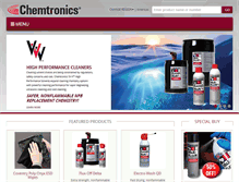 Tablet Screenshot of chemtronics.com